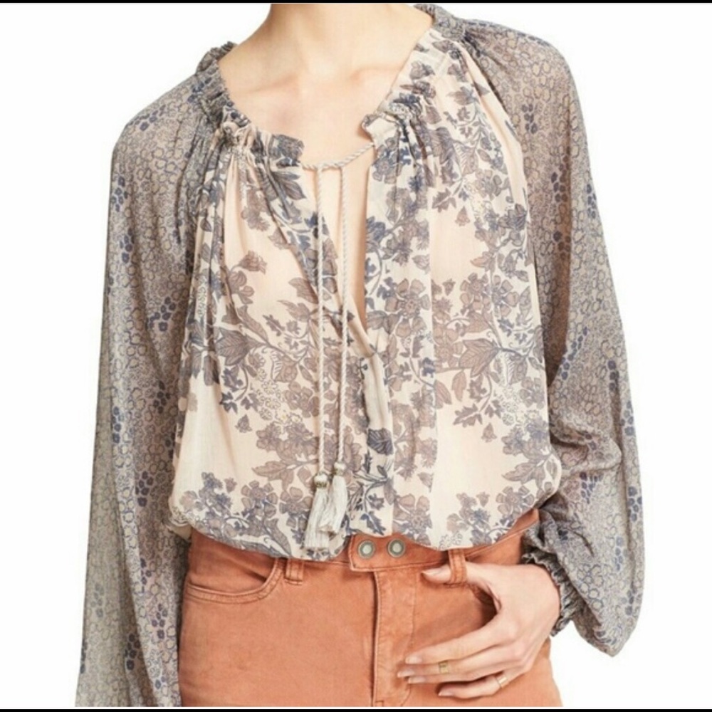 Free People boho top.